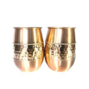 Copper Glass set of 2